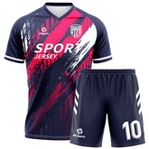 迷彩線サッカー ユニフォーム